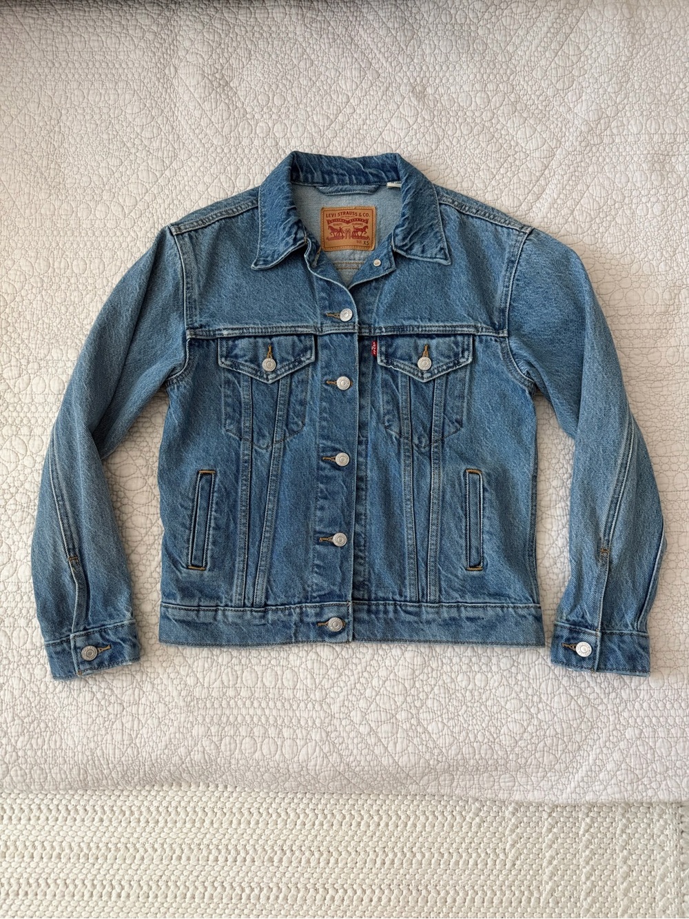 Levi's Classic Blue Denim Jean Jacket
